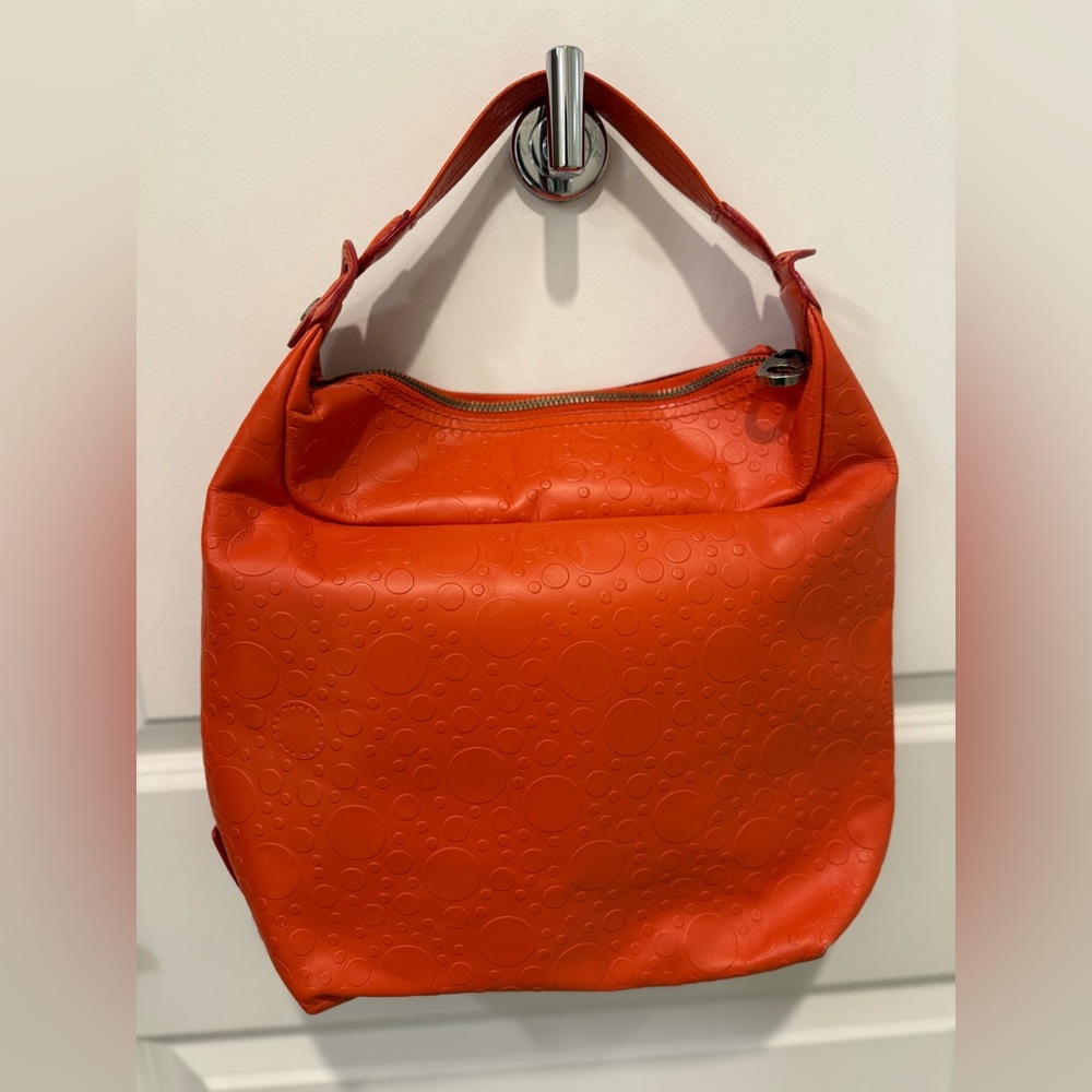 Rare Marc by Marc Jacobs Embossed Coral Leather Hobo Bag – High-Quality, Vintage - Picture 11 of 16